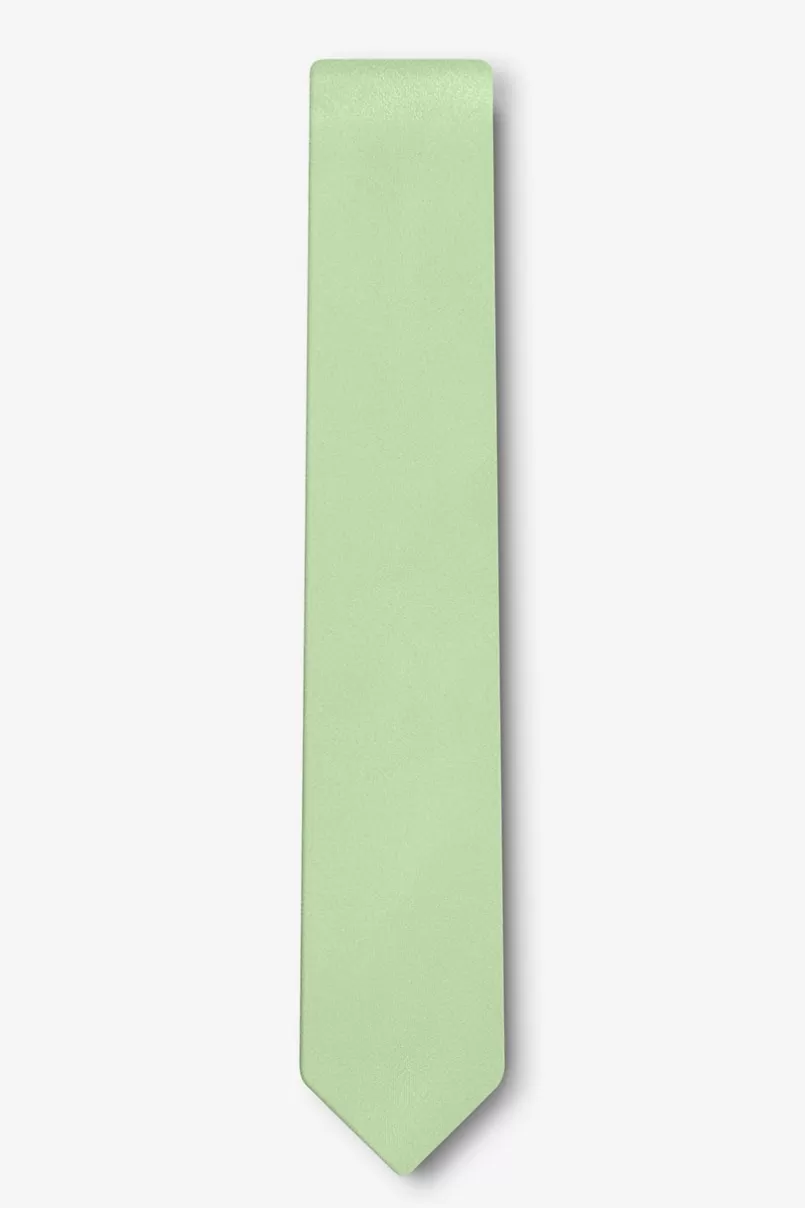 Ties Green Skinny Tie Celadon Fashion