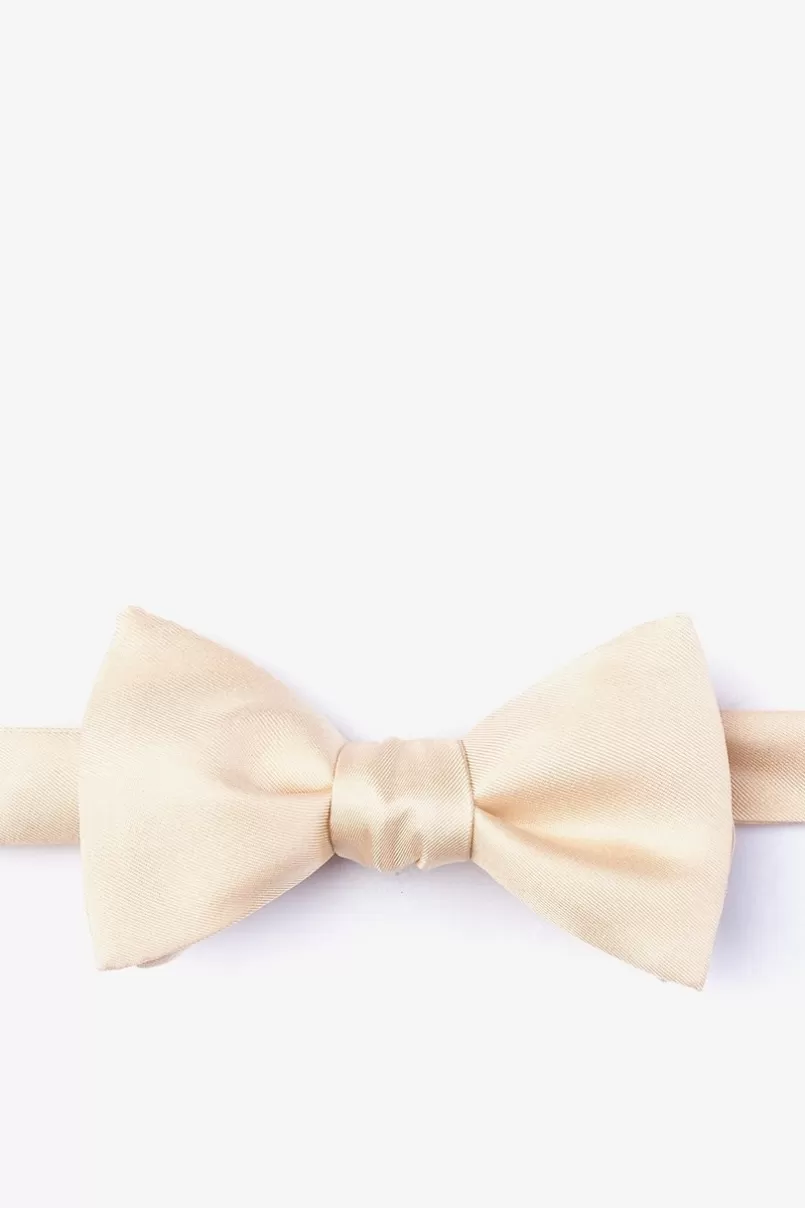 Ties Self-Tie Bow Tie Champagne Flash Sale