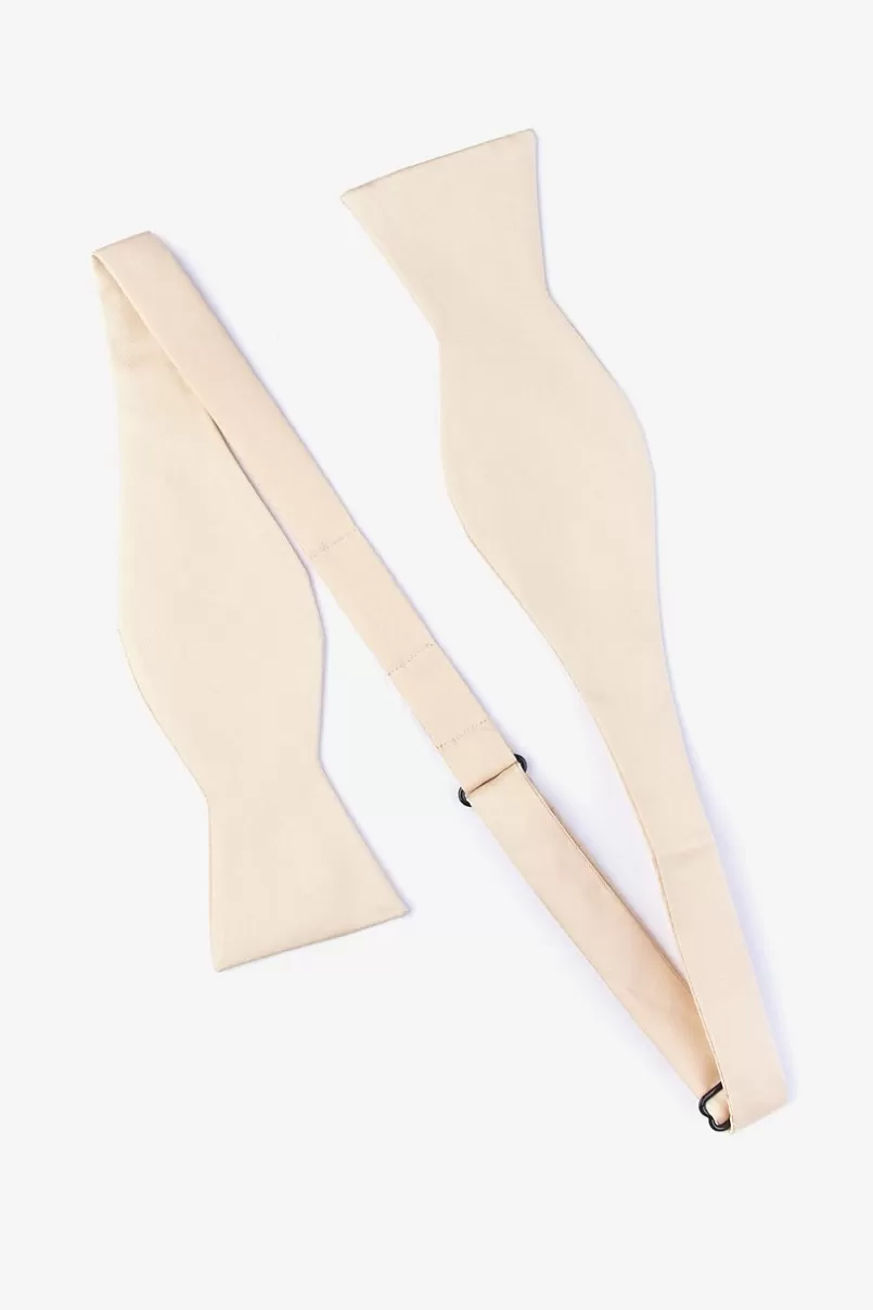 Ties Self-Tie Bow Tie Champagne Flash Sale