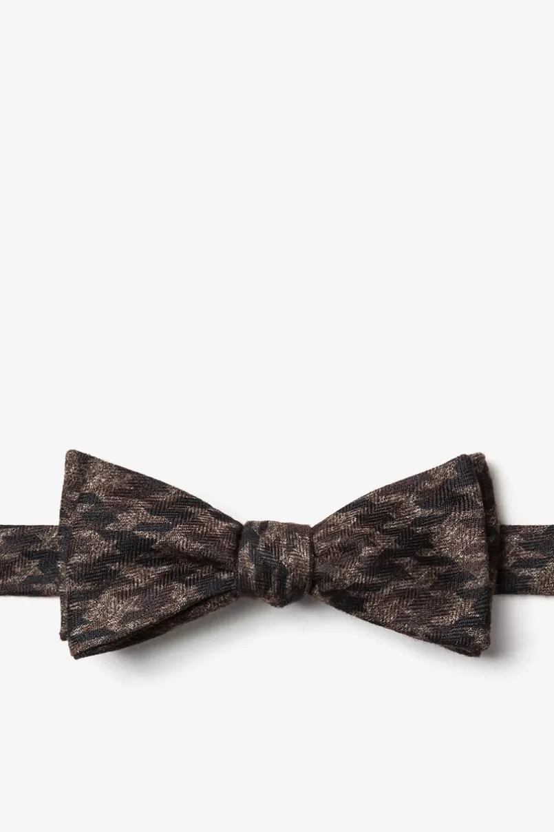 Ties Chandler Skinny Bow Tie Brown Outlet