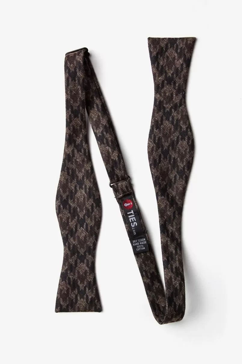 Ties Chandler Skinny Bow Tie Brown Outlet