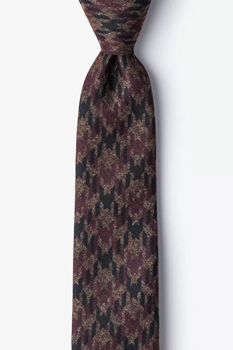 Ties Chandler Skinny Tie Red Discount