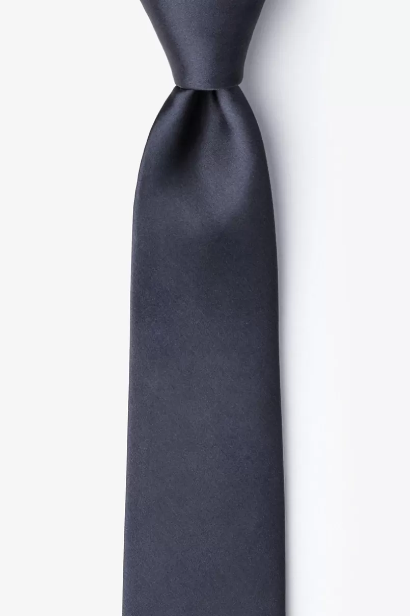 Ties Skinny Tie Charcoal Online