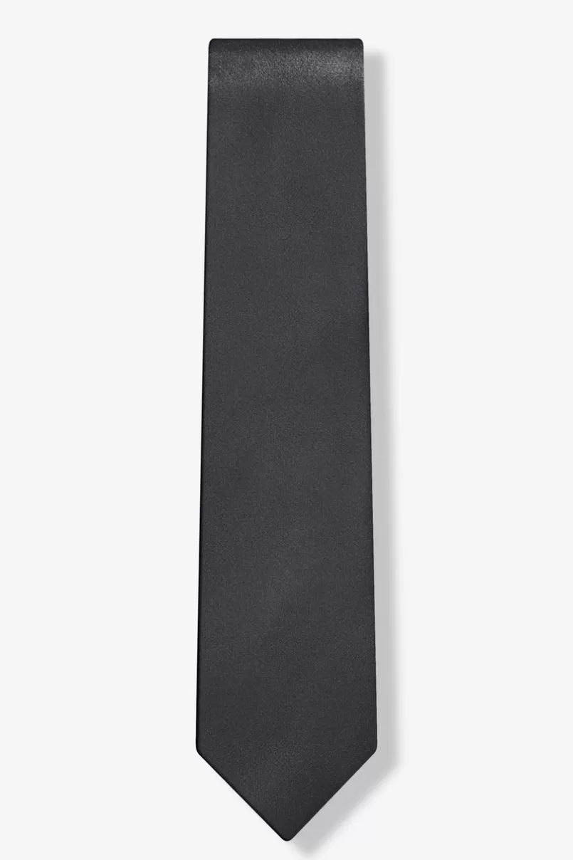 Ties Skinny Tie Charcoal Online
