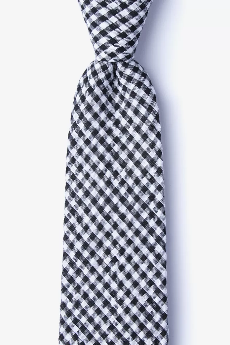 Ties Chardon Black Extra Long Tie Hot
