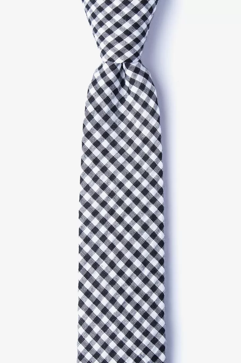 Ties Chardon Skinny Tie Black New