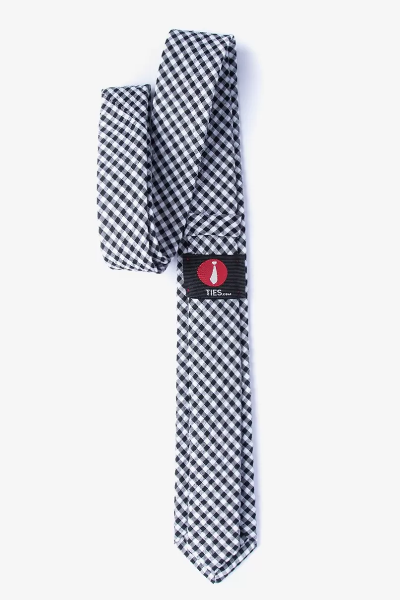 Ties Chardon Skinny Tie Black New