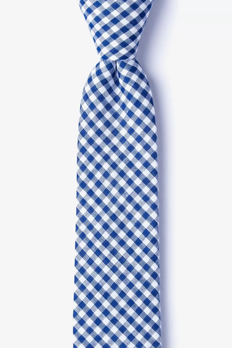 Ties Chardon Navy Blue Skinny Tie NavyBlue Best Sale