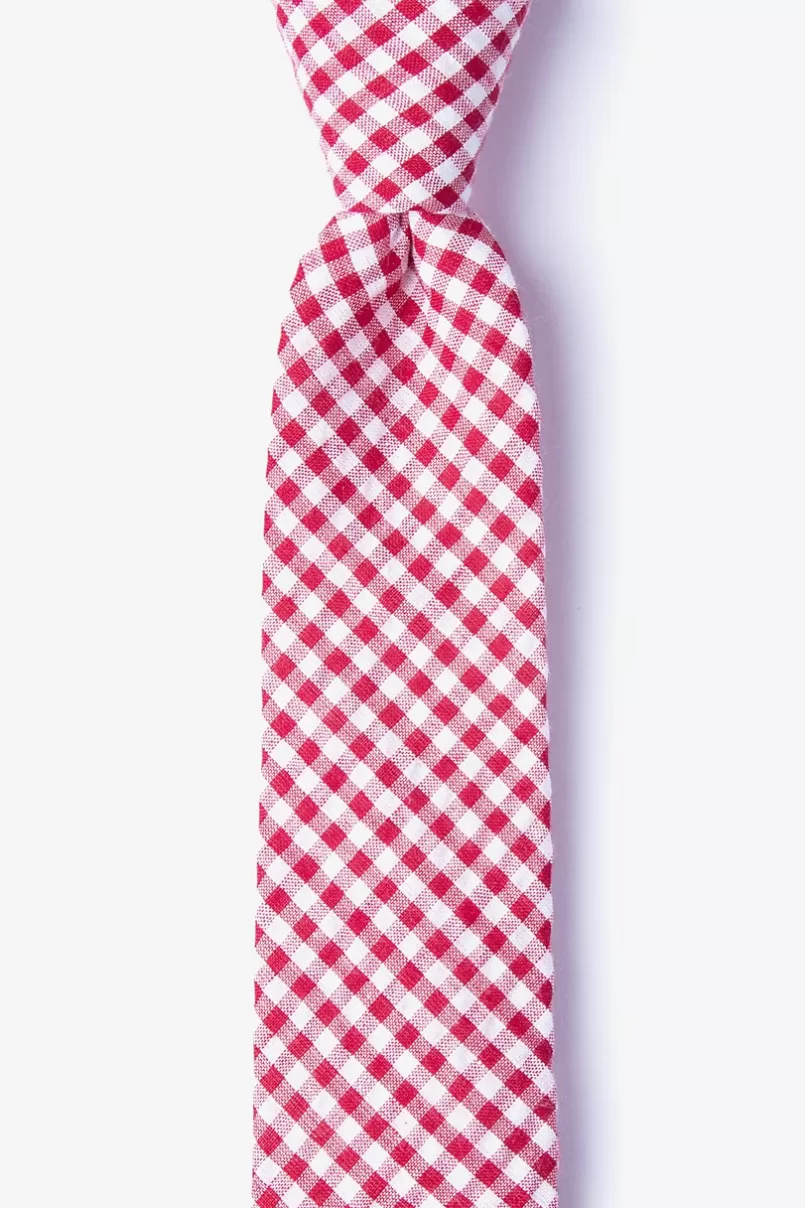 Ties Chardon Skinny Tie Red Online