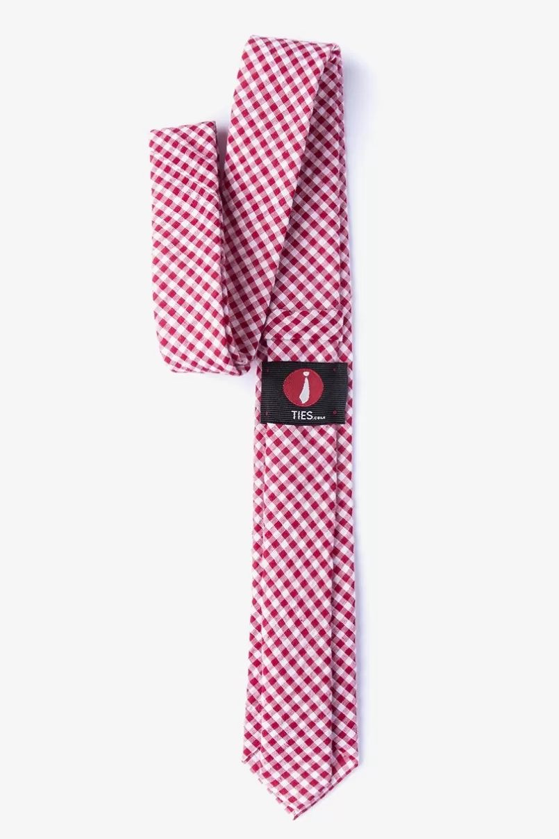 Ties Chardon Skinny Tie Red Online