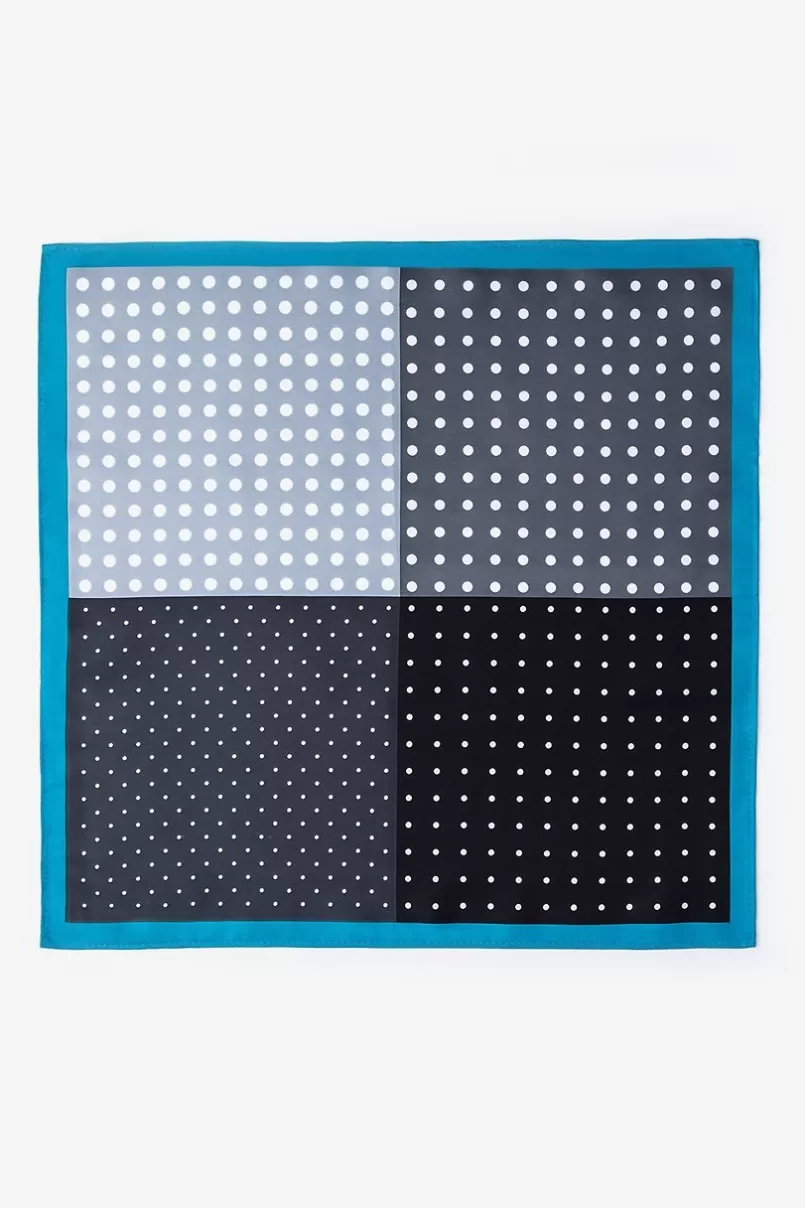 Ties Charlie Pocket Square Black Hot