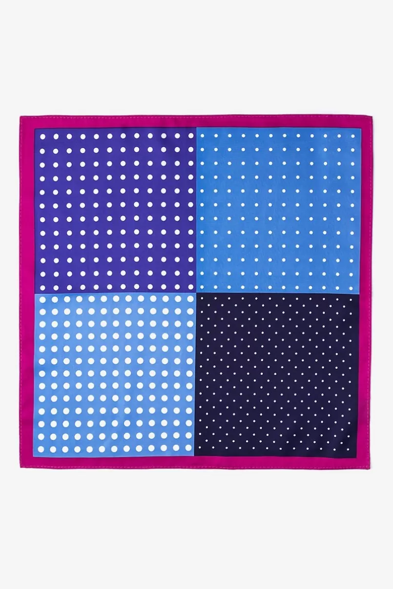 Ties Charlie Pocket Square Blue Online