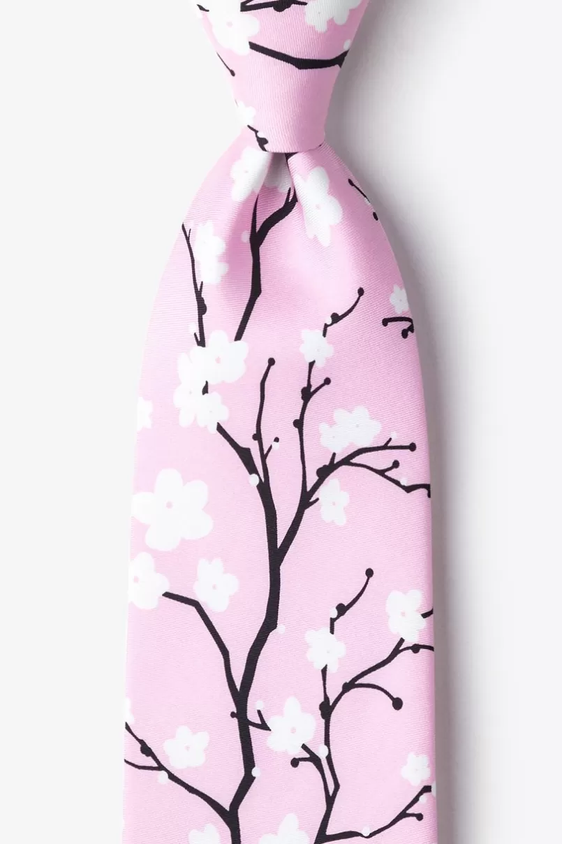 Ties Cherry Blossoms Tie Pink Fashion