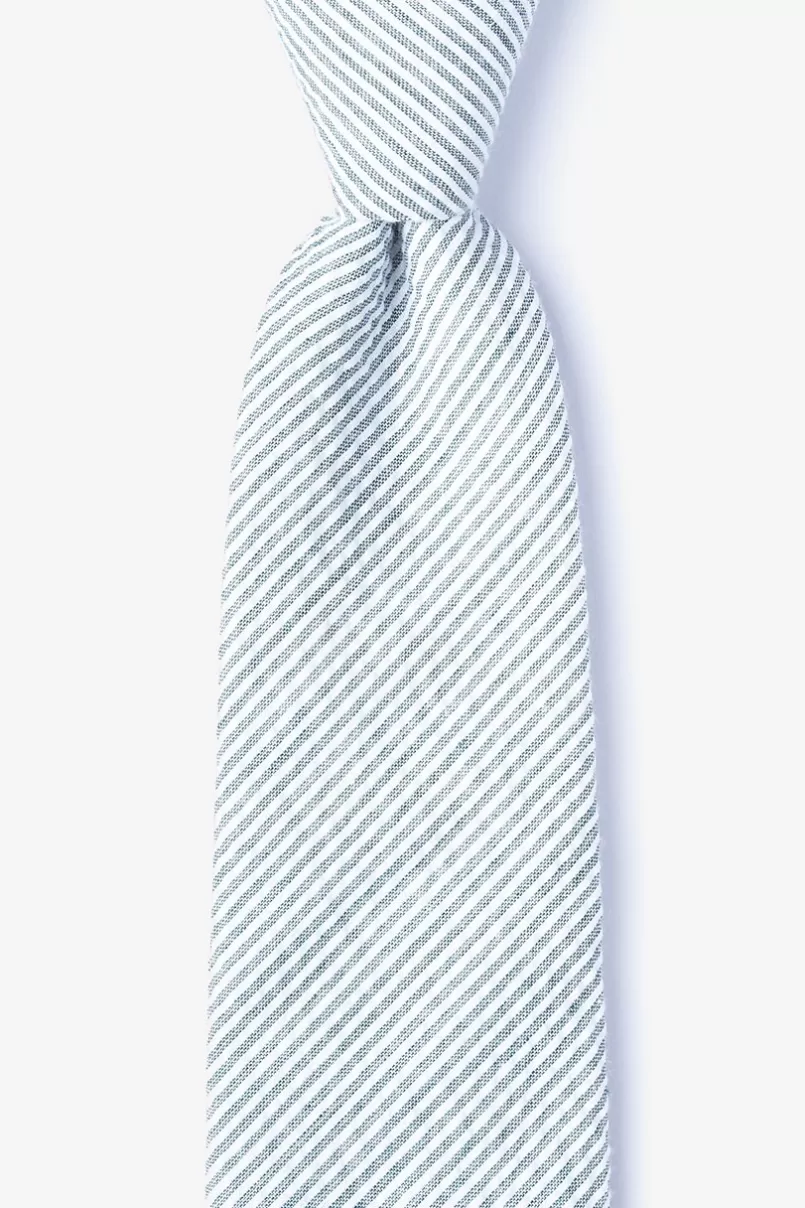 Ties Cheviot Tie Gray Store