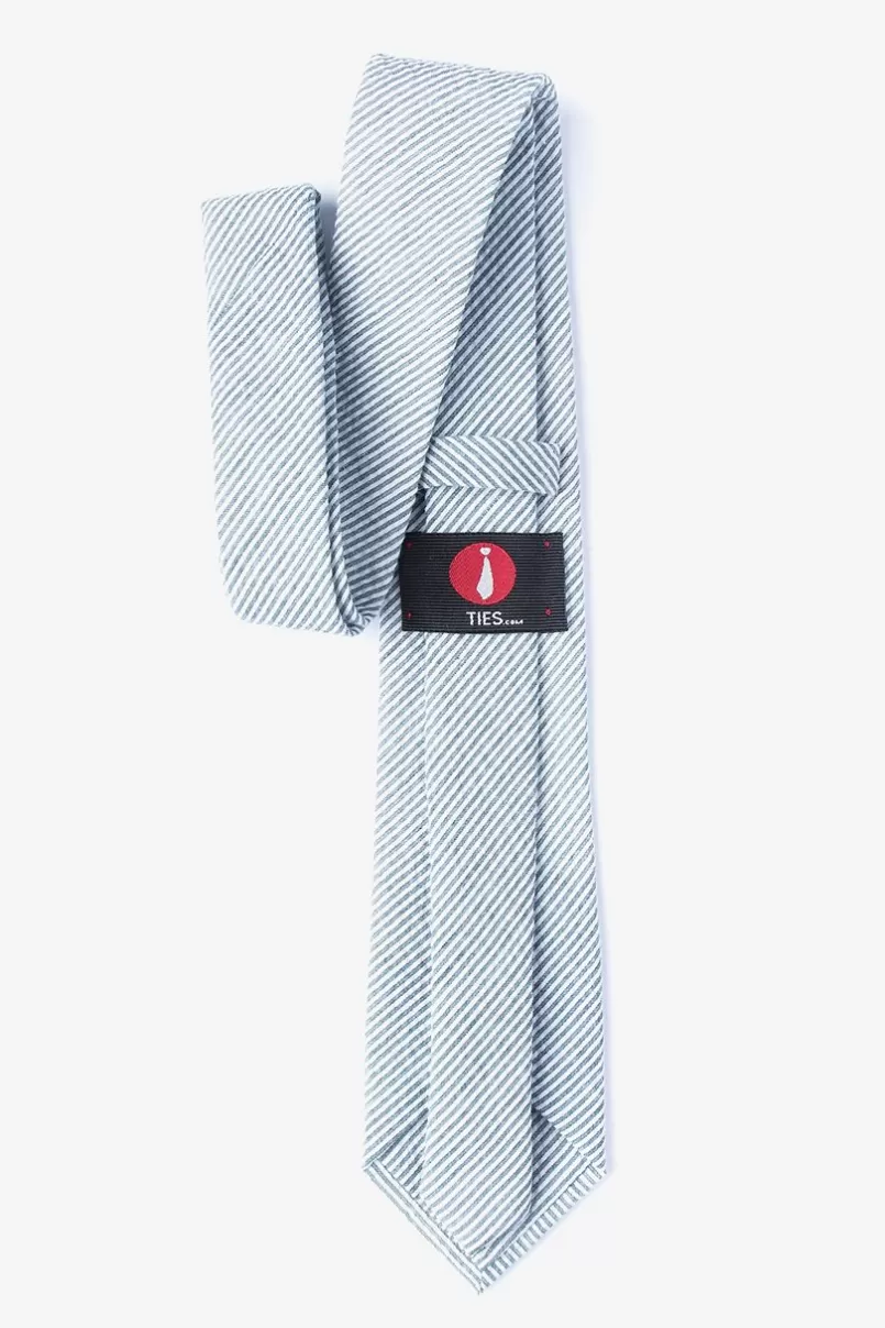 Ties Cheviot Tie Gray Store