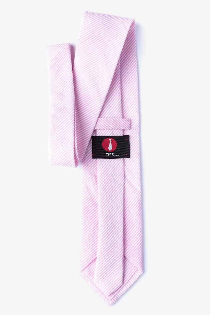 Ties Cheviot Extra Long Tie Pink Hot