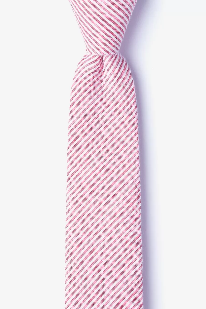 Ties Cheviot Skinny Tie Red Hot
