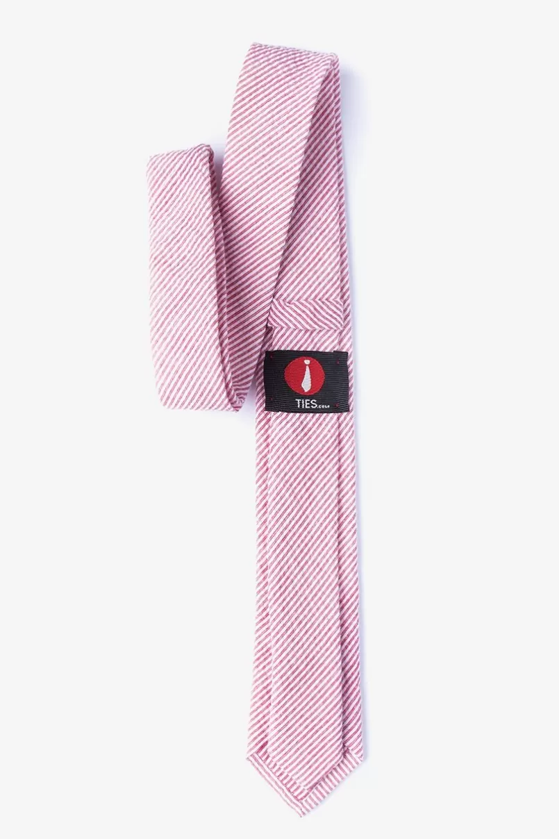 Ties Cheviot Skinny Tie Red Hot