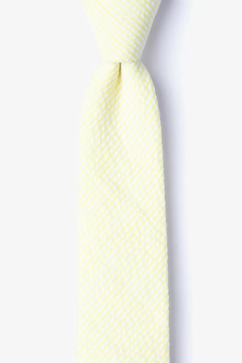 Ties Cheviot Skinny Tie Yellow Best Sale