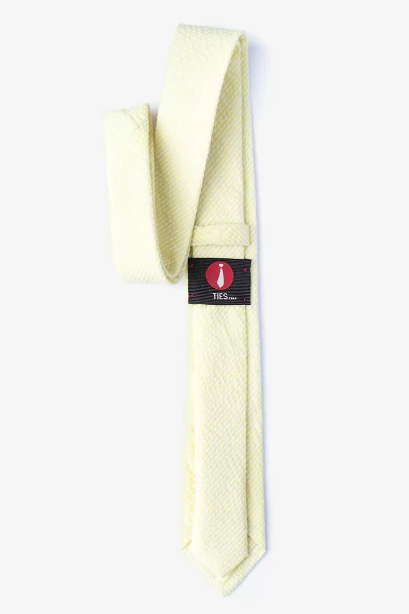 Ties Cheviot Skinny Tie Yellow Best Sale