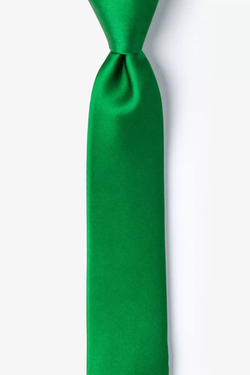 Ties Christmas Green 2.25" Skinny Tie ChristmasGreen Best