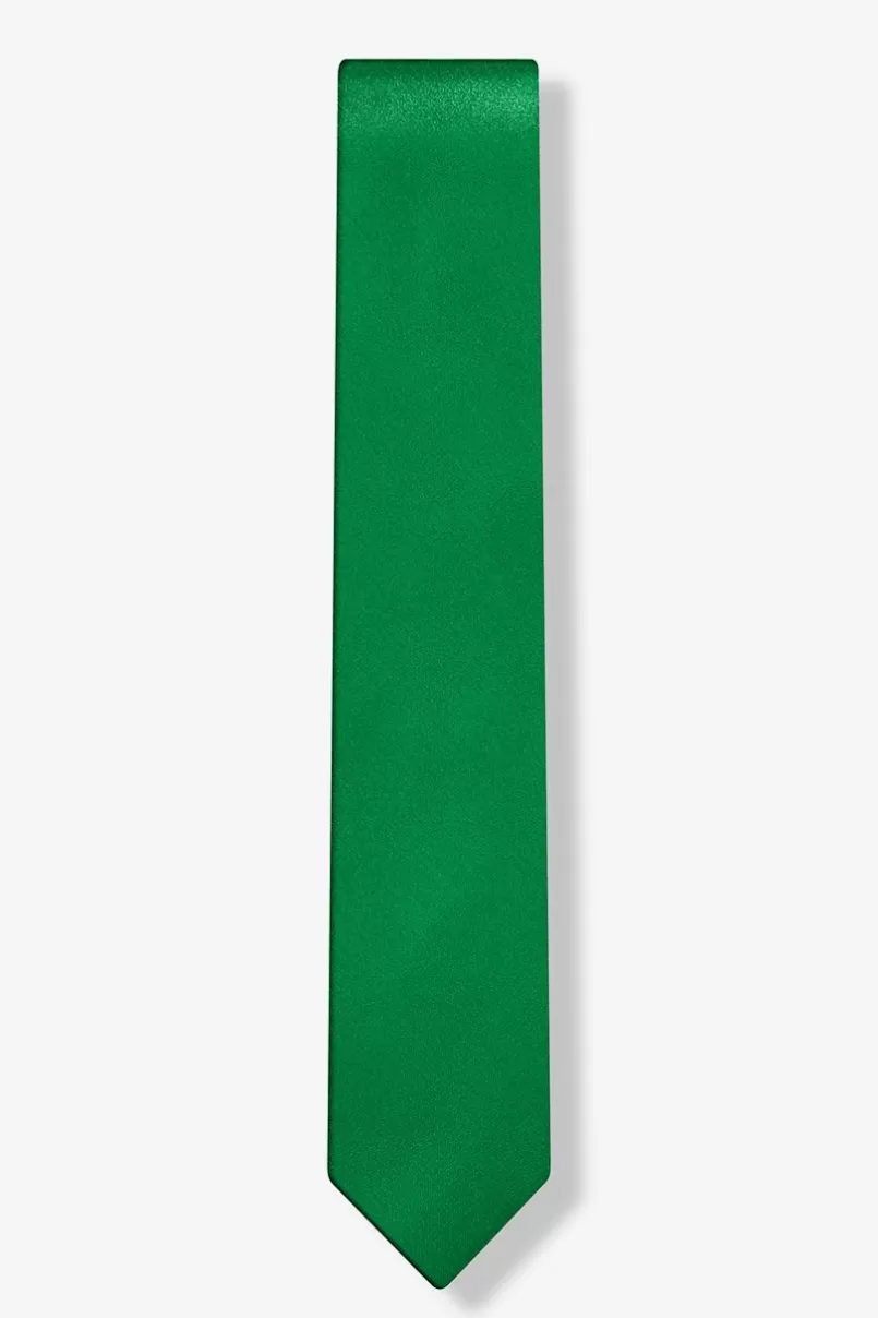 Ties Christmas Green 2.25" Skinny Tie ChristmasGreen Best