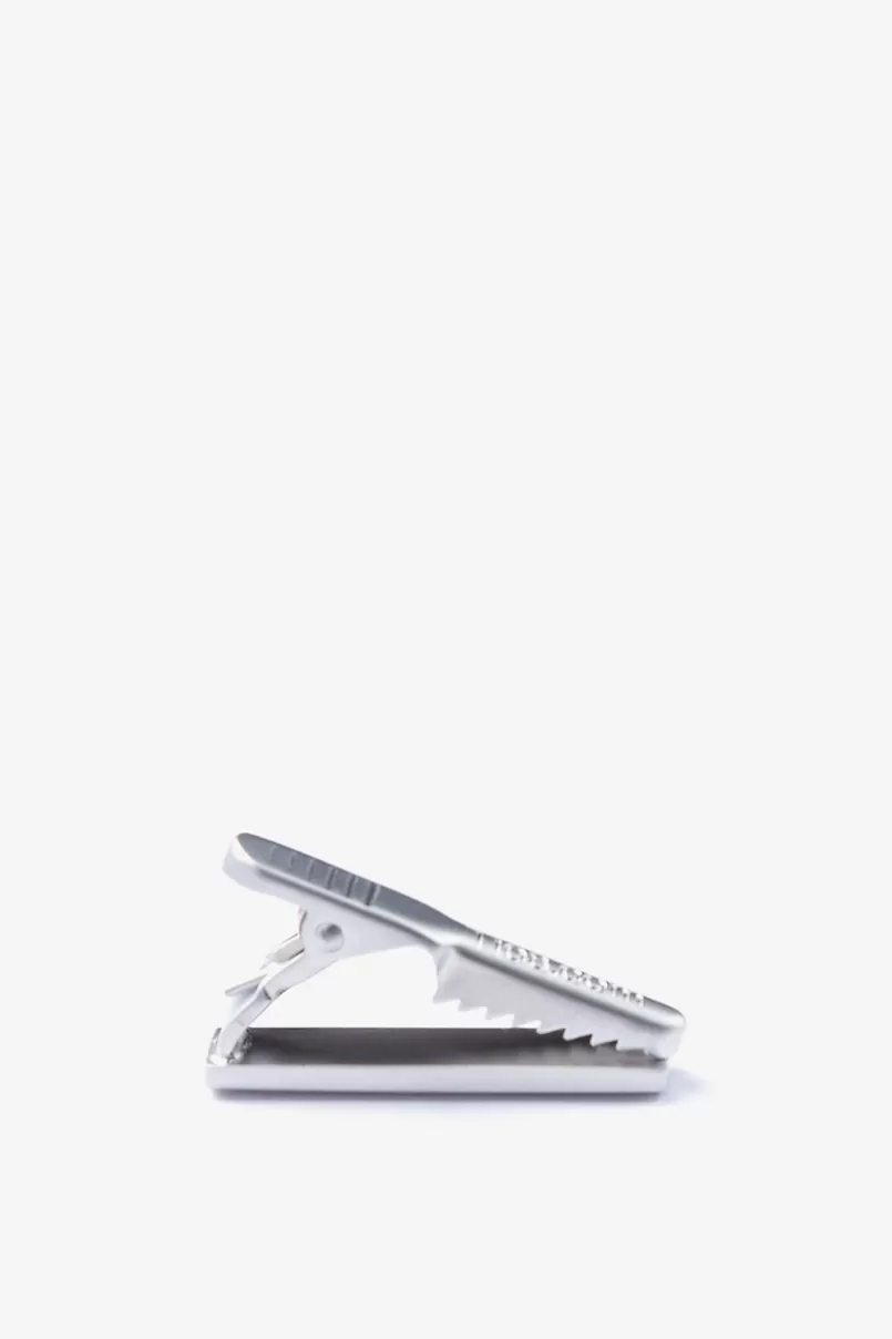 Ties Chrome Curved Tie Bar Silver Cheap