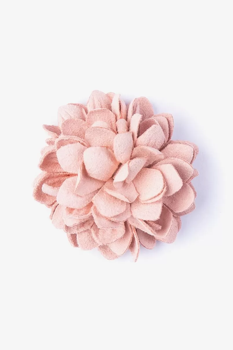 Ties Chrysanthemum Lapel Pin Peach Store