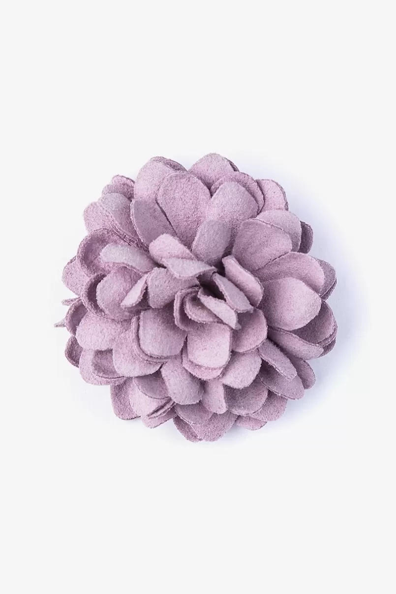 Ties Chrysanthemum Lapel Pin Purple Clearance