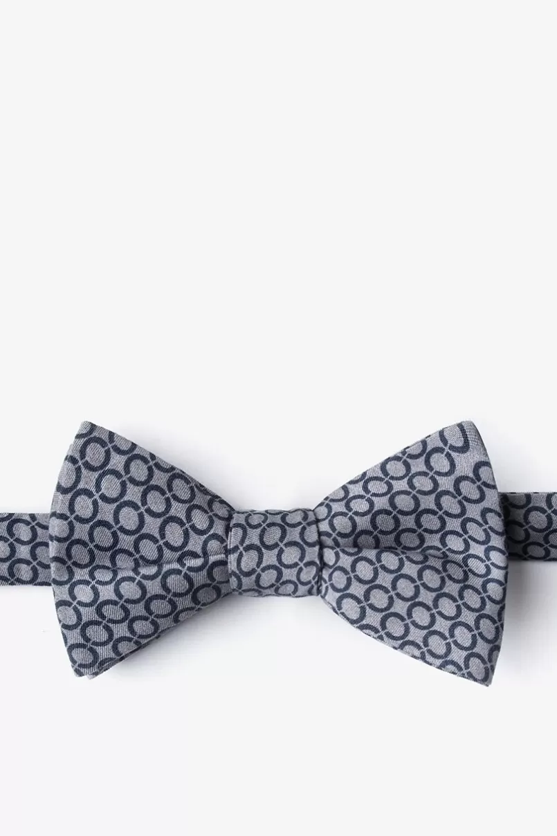 Ties Circleville Gray Self-Tie Bow Tie Best
