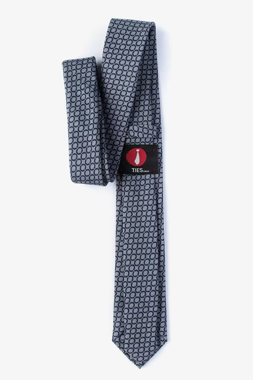 Ties Circleville Gray Skinny Tie Store