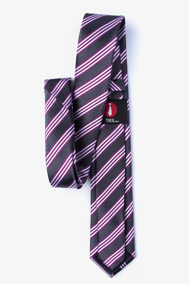 Ties Clare Skinny Tie Brown Store
