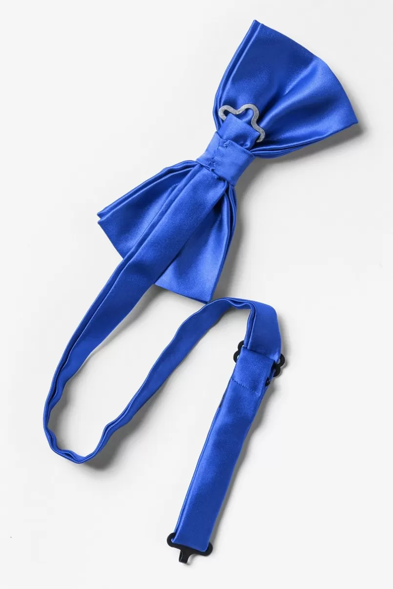 Ties Classic Blue Pre-Tied Bow Tie ClassicBlue Discount