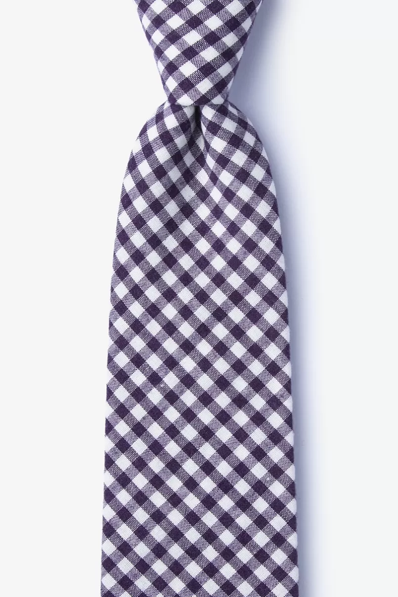 Ties Clayton Extra Long Tie Purple New