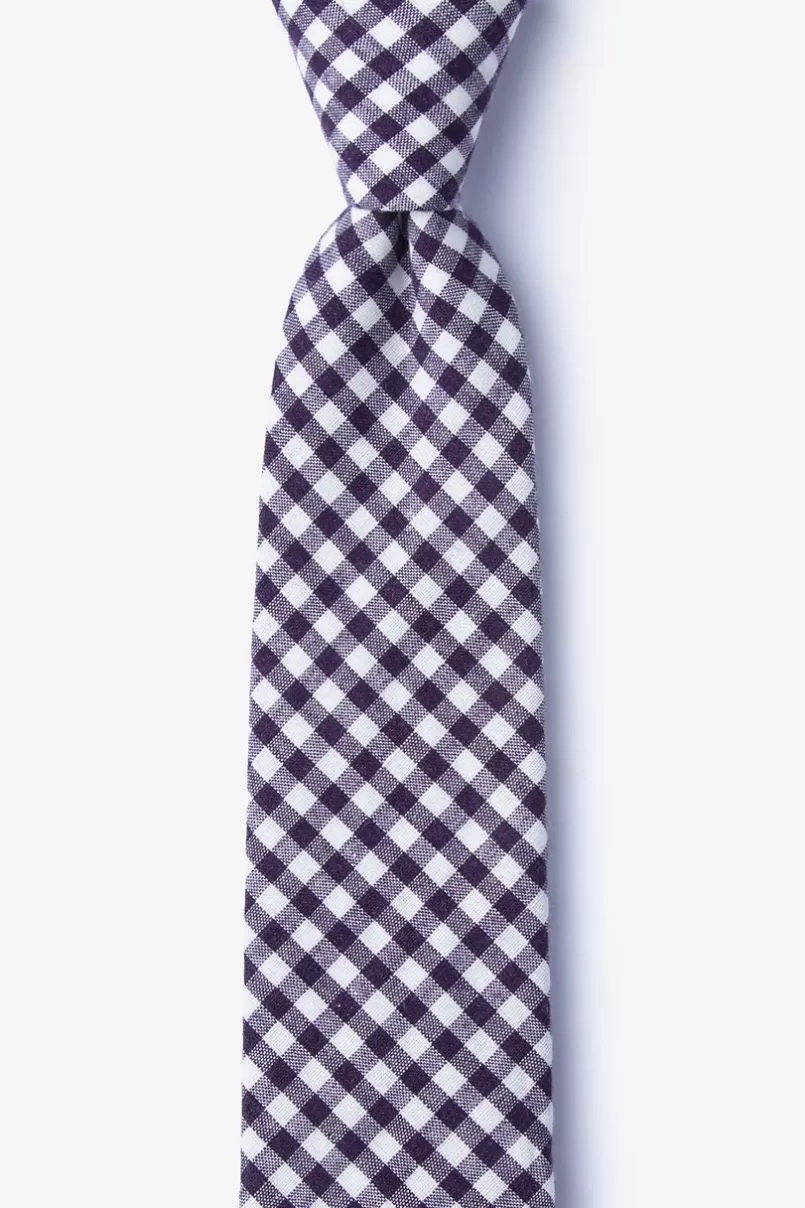 Ties Clayton Skinny Tie Purple New
