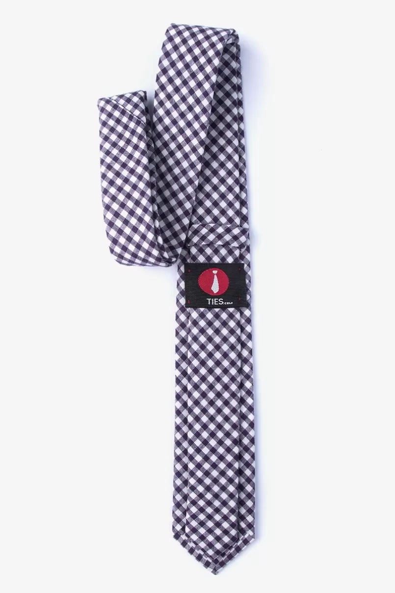 Ties Clayton Skinny Tie Purple New