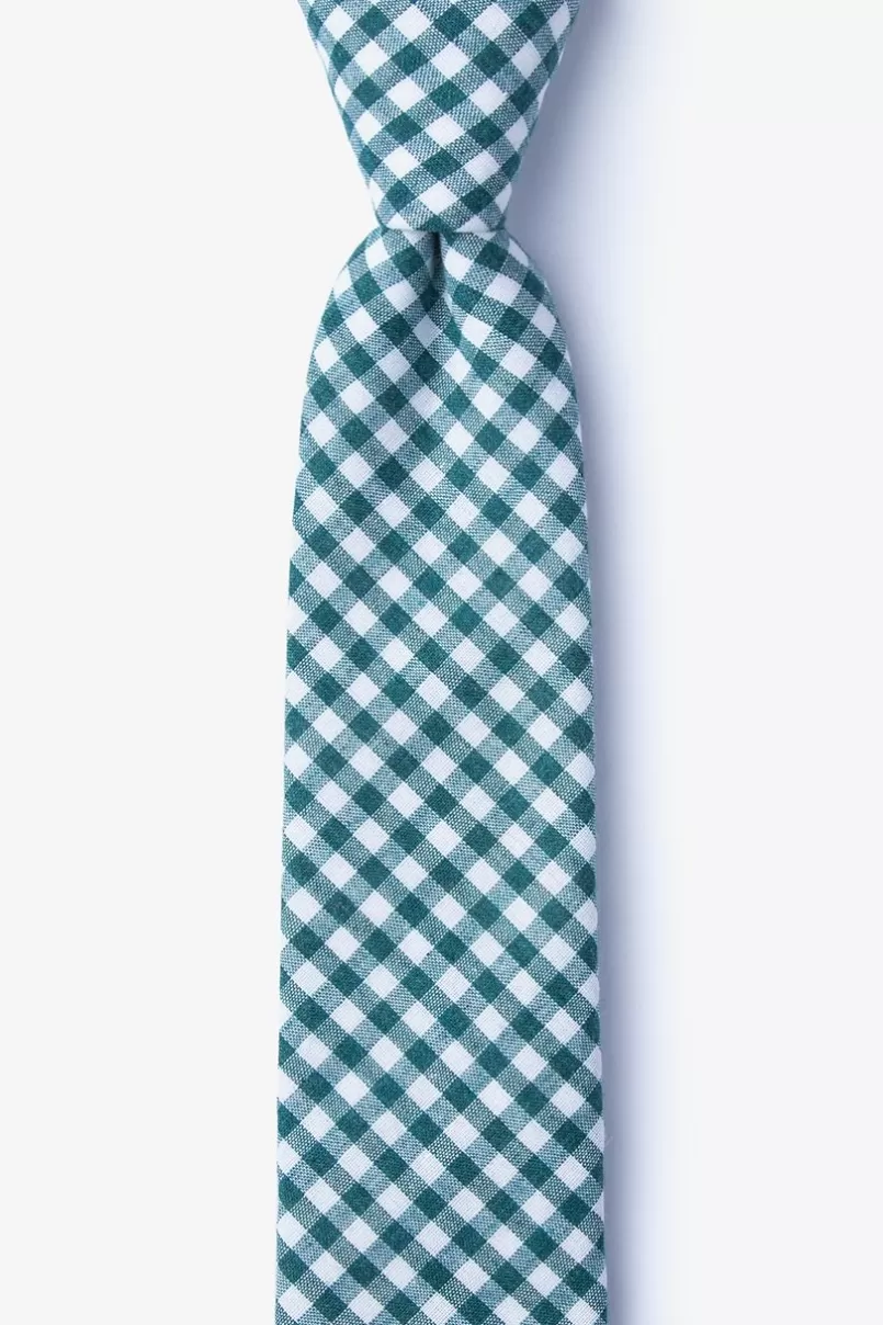 Ties Clayton Skinny Tie Teal Cheap