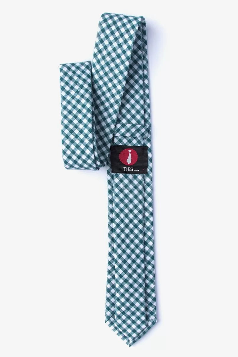 Ties Clayton Skinny Tie Teal Cheap