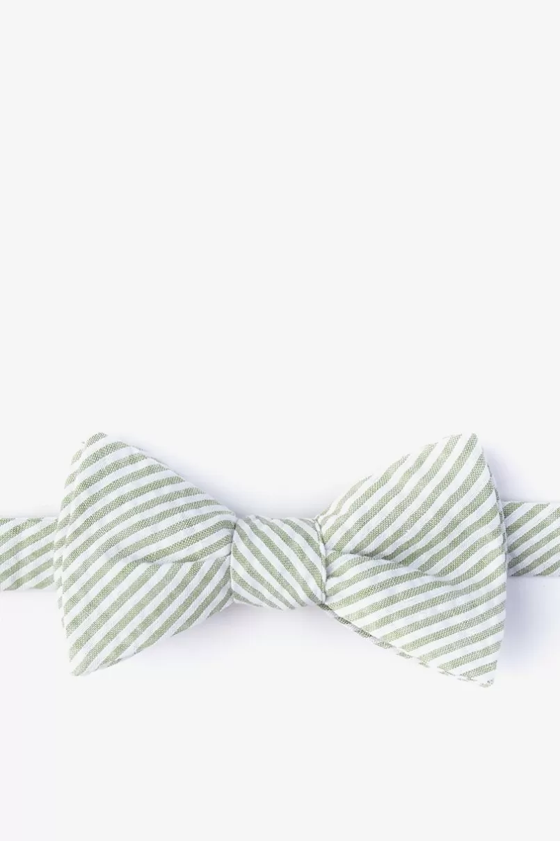 Ties Clyde Green Self-Tie Bow Tie Fashion
