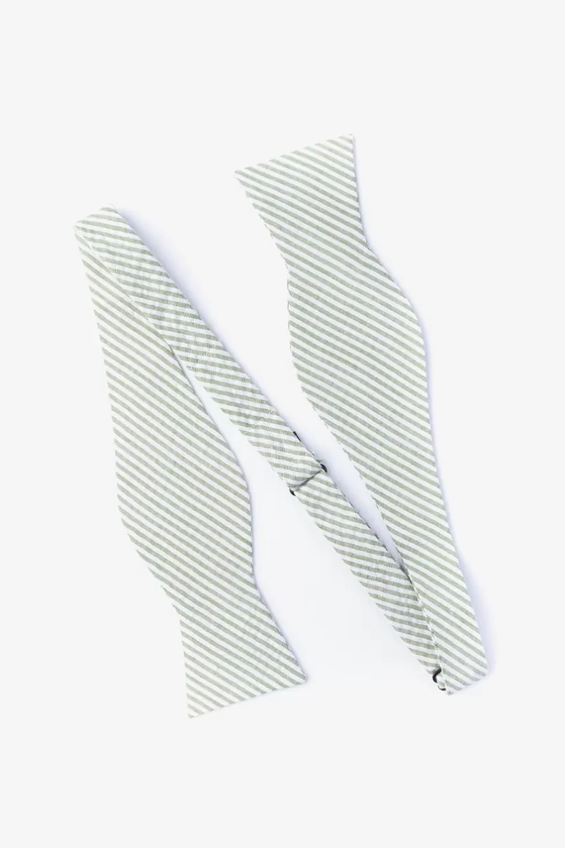 Ties Clyde Green Self-Tie Bow Tie Fashion