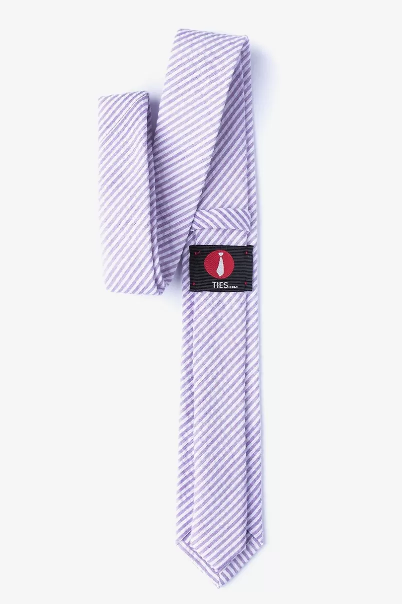 Ties Clyde Skinny Tie Purple Fashion