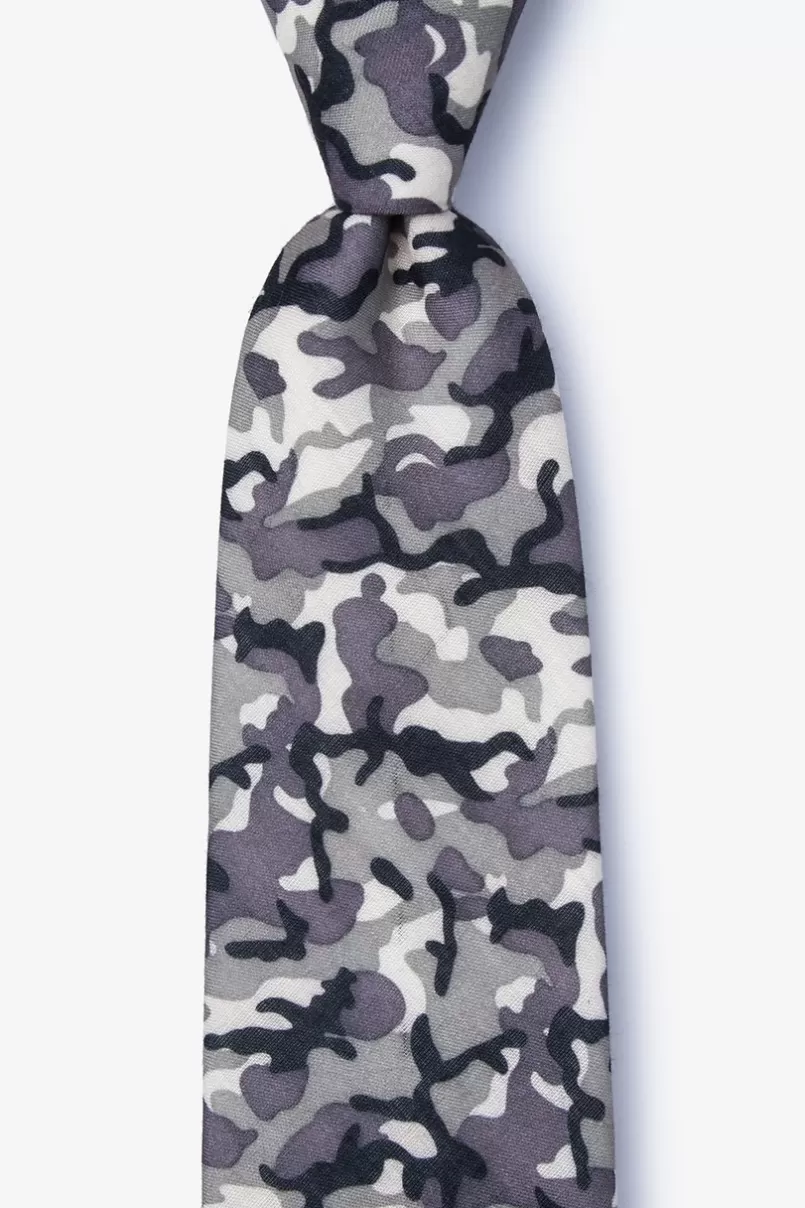 Ties Combat Gray Tie New