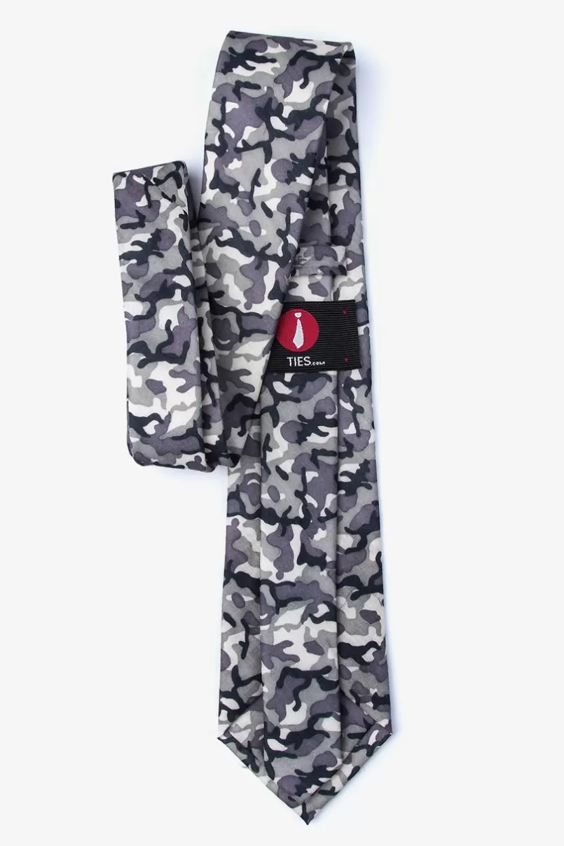 Ties Combat Gray Tie New