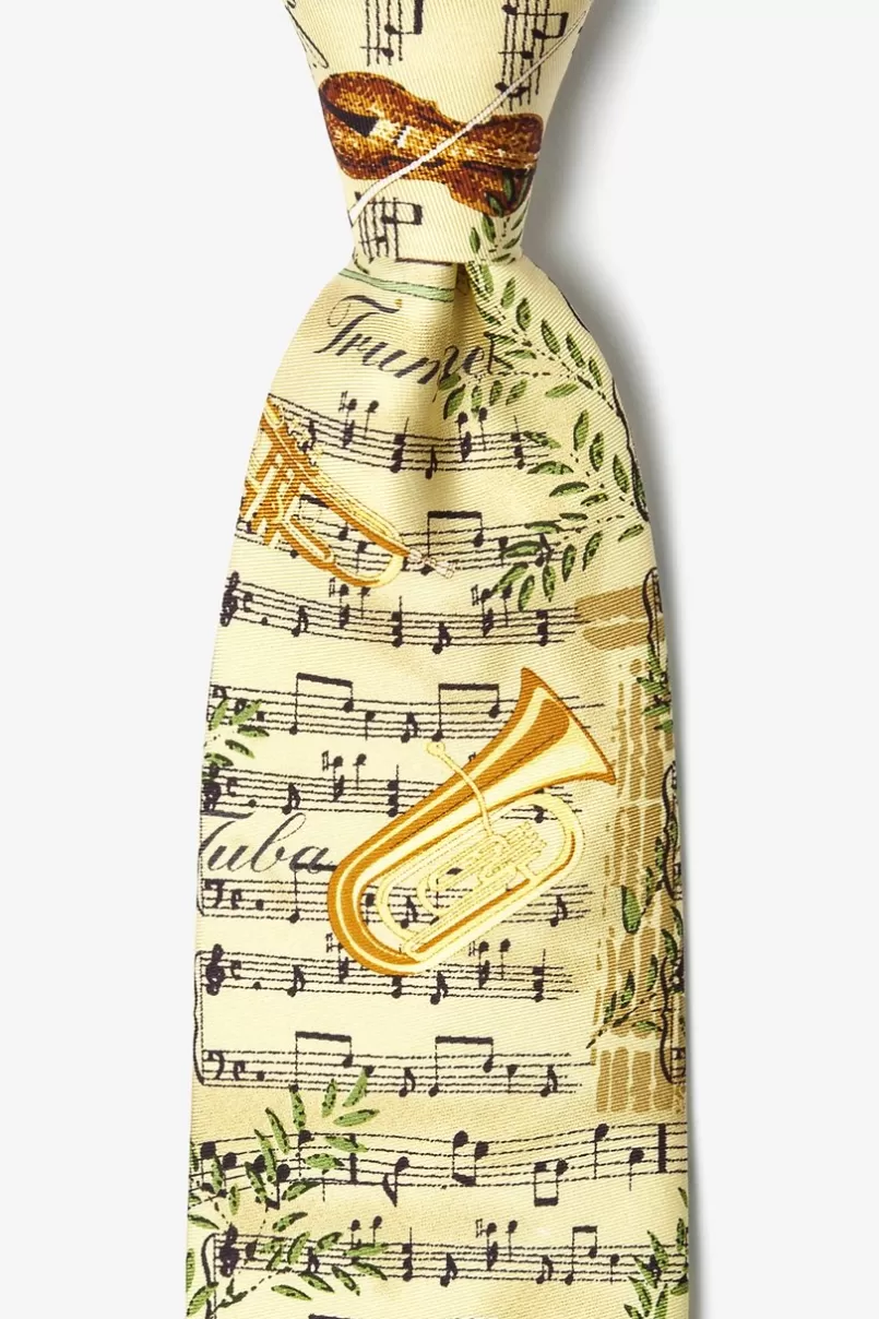 Ties Concerto Parchment Tie Flash Sale