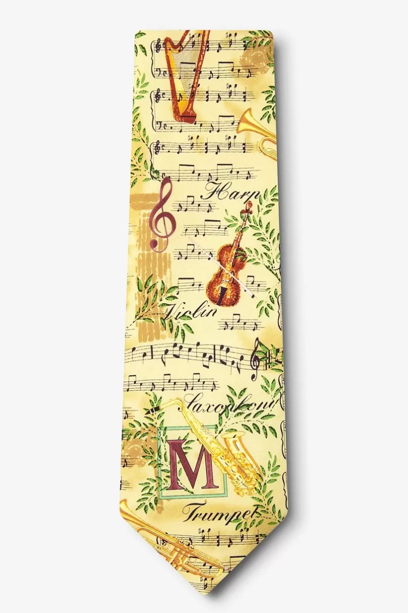 Ties Concerto Parchment Tie Flash Sale