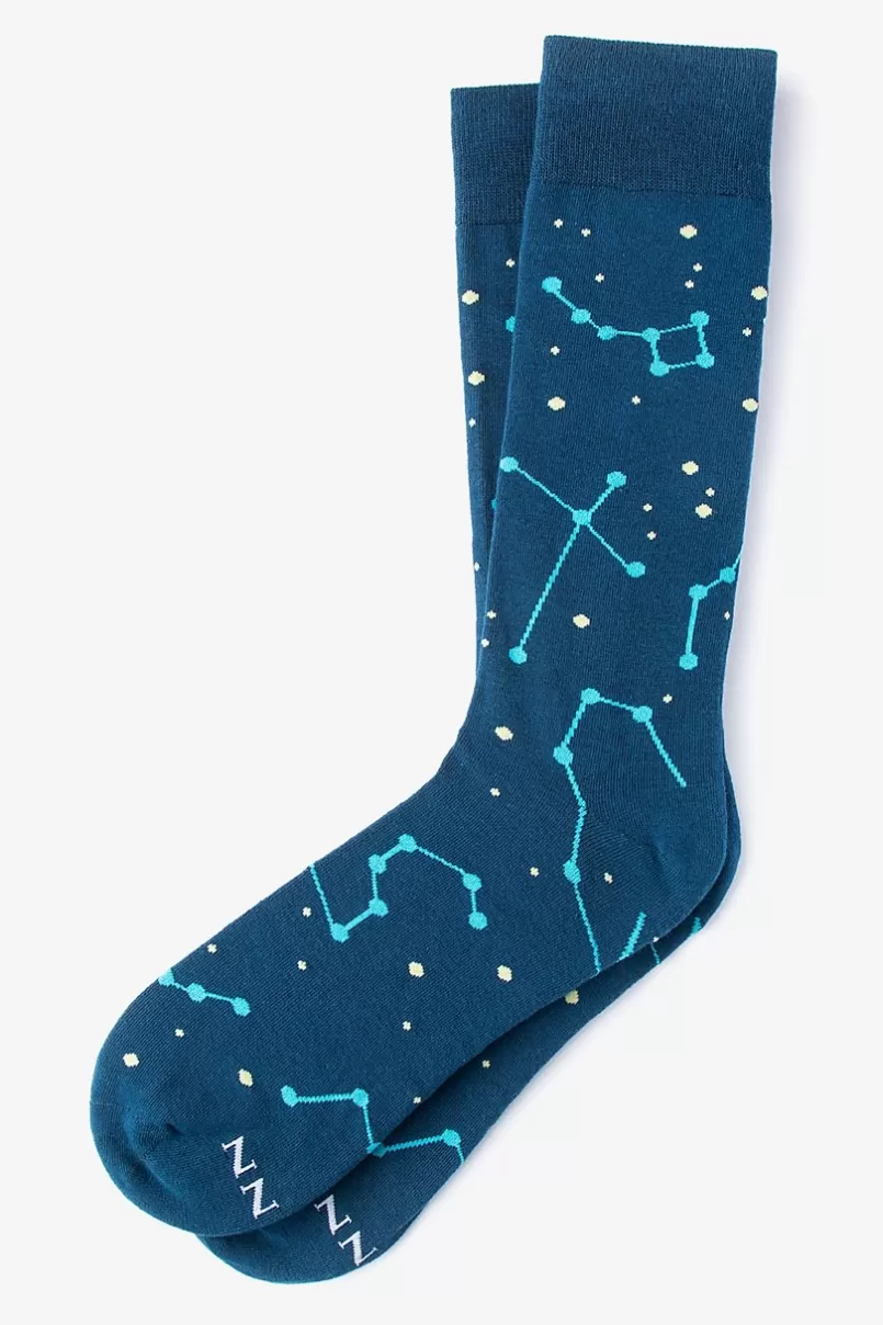 Ties Constellation Prize Navy Blue Sock Store