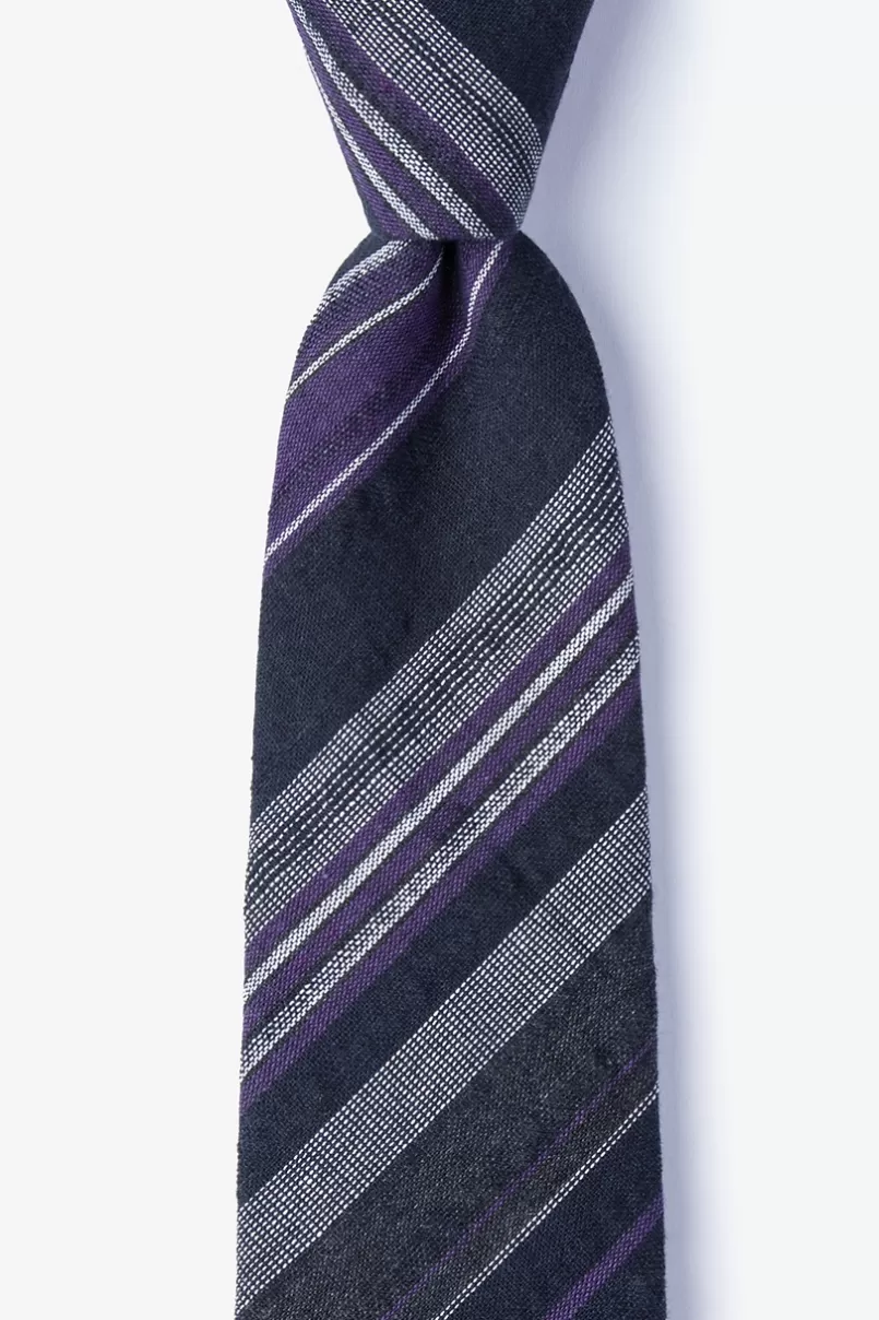 Ties Cortland Navy Blue Extra Long Tie Flash Sale