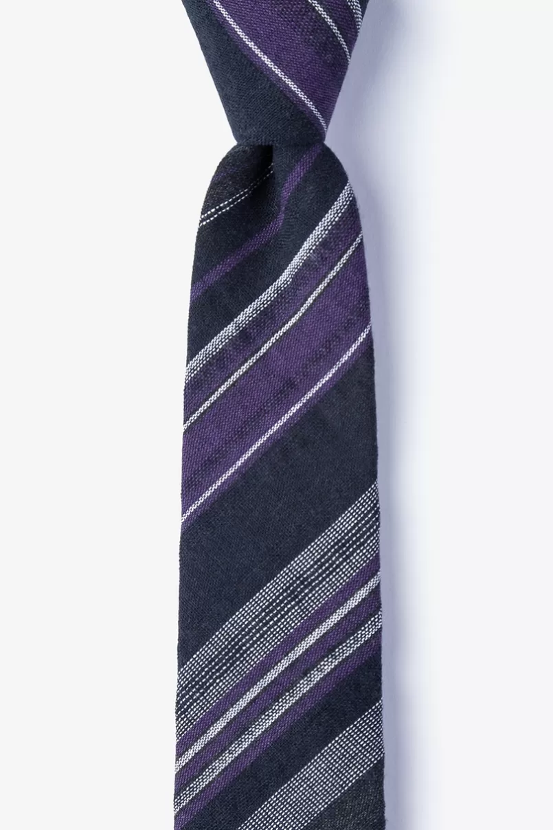 Ties Cortland Navy Blue Skinny Tie Best