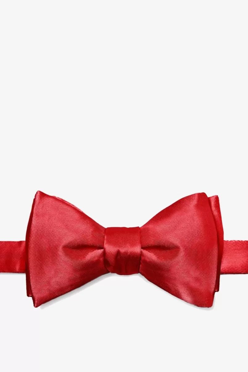 Ties Red Self-Tie Bow Tie Crimson Online