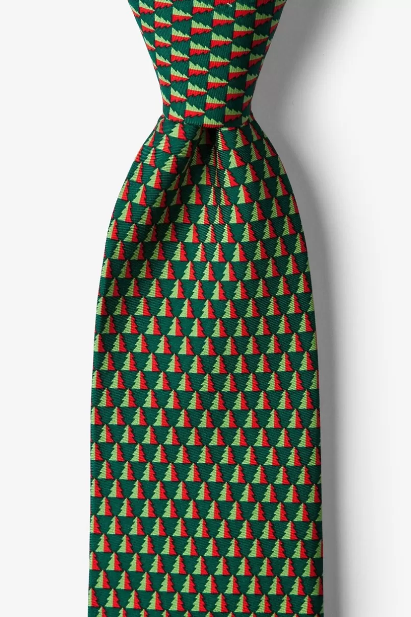 Ties 3D X-MAS Green Tie New